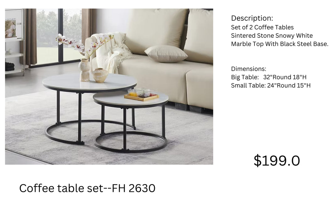FH-2630 coffee table set